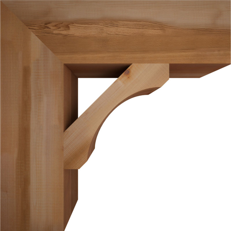Support en bloc de cèdre rouge occidental l 5 1/2 po x P 22 po x H 22 po, Cèdre rouge, Lisse, H 22 po x l 5,5 po x P 22 po