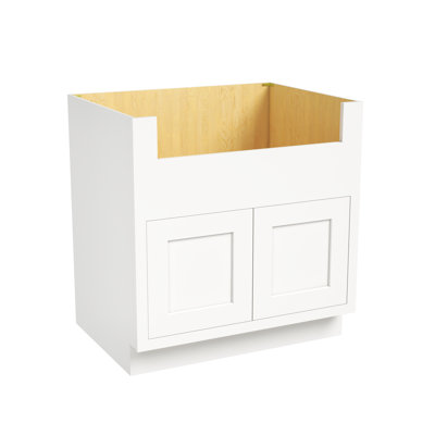 CASAINC Ready-to-Assemble W33"x H34.5"x D25" Farmhouse Kitchen Sink Base Cabinet