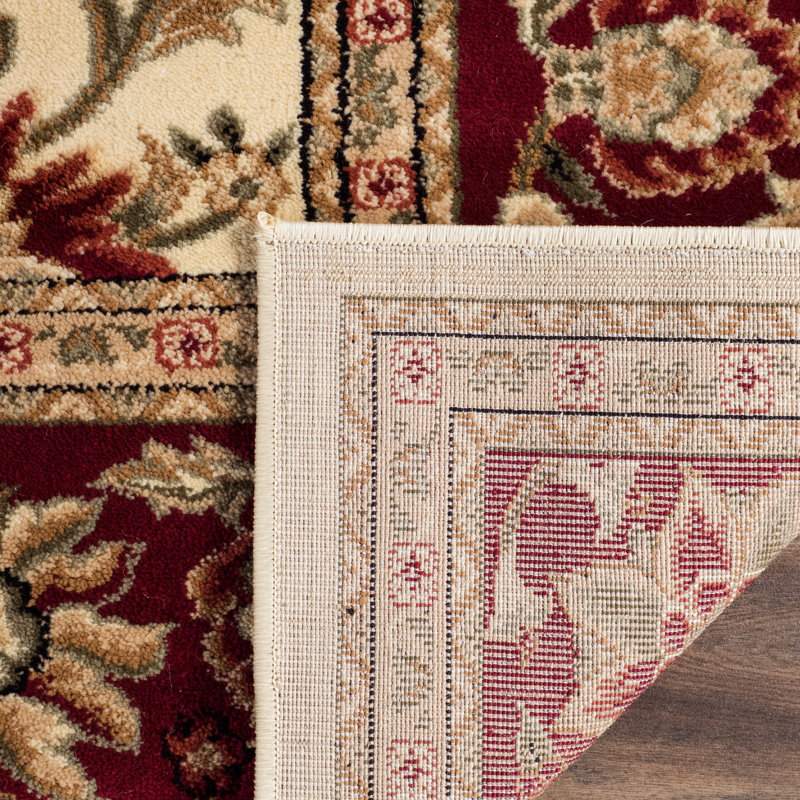 Klose Performance Oriental Rug, Rectangle 3'3" x 5'3", Ivory/Red