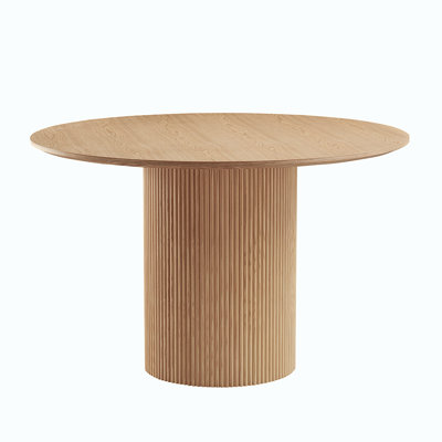 Round Fluted Coffee Table