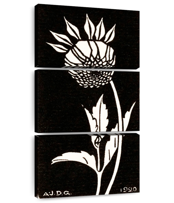 Dahlia 1920, 27" H x 12" W