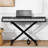 Gray 88 Key Full Size Electric Piano Keyboard Semi Weighted For Beginners, 88 Key Weighted Keyboard Piano With Stand