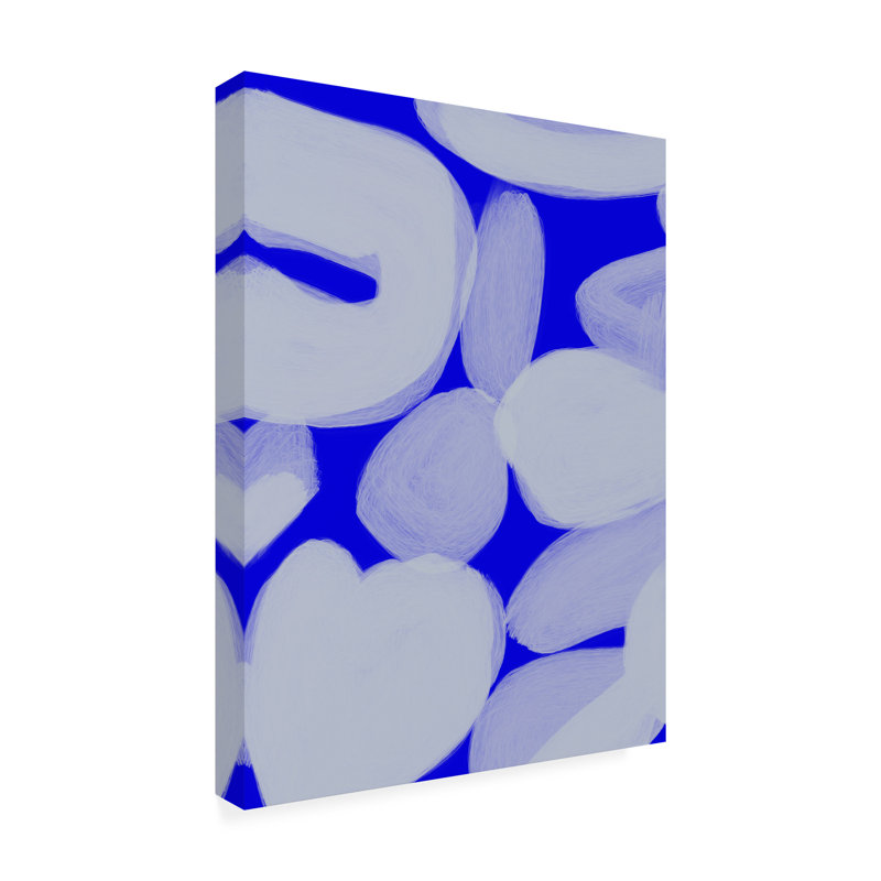 Art sur toile Yopie Studio Cobalt V, H 32 po x l 24 po x P 2 po