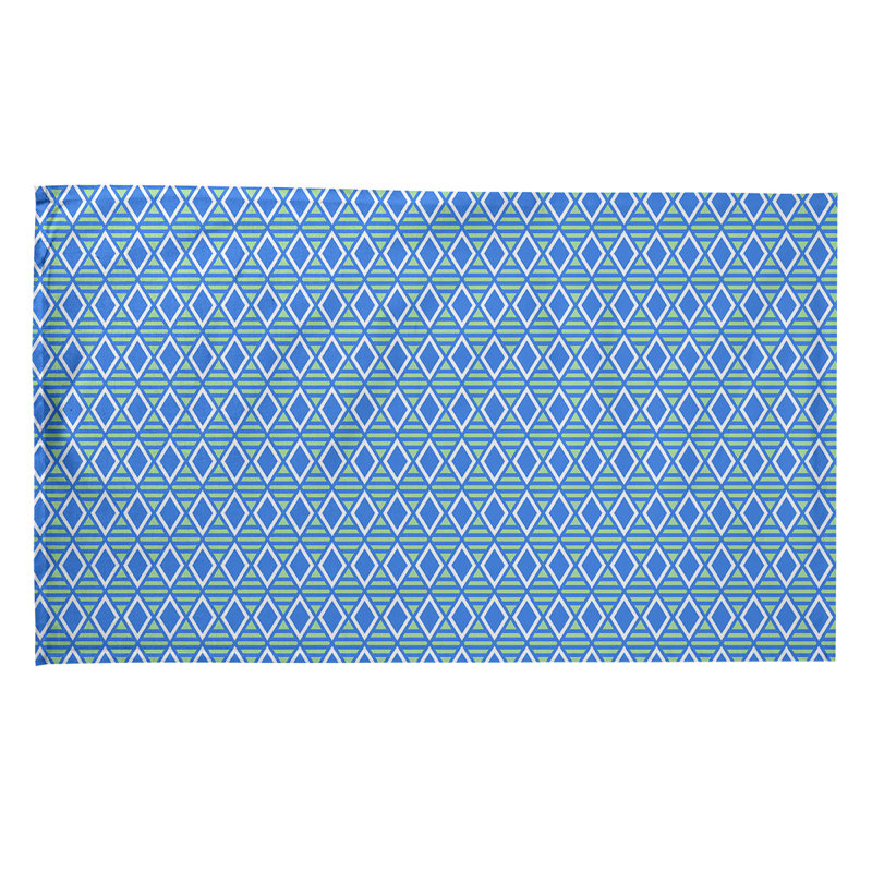 Torchon Gady, Bleu pâle, Polyester sergé