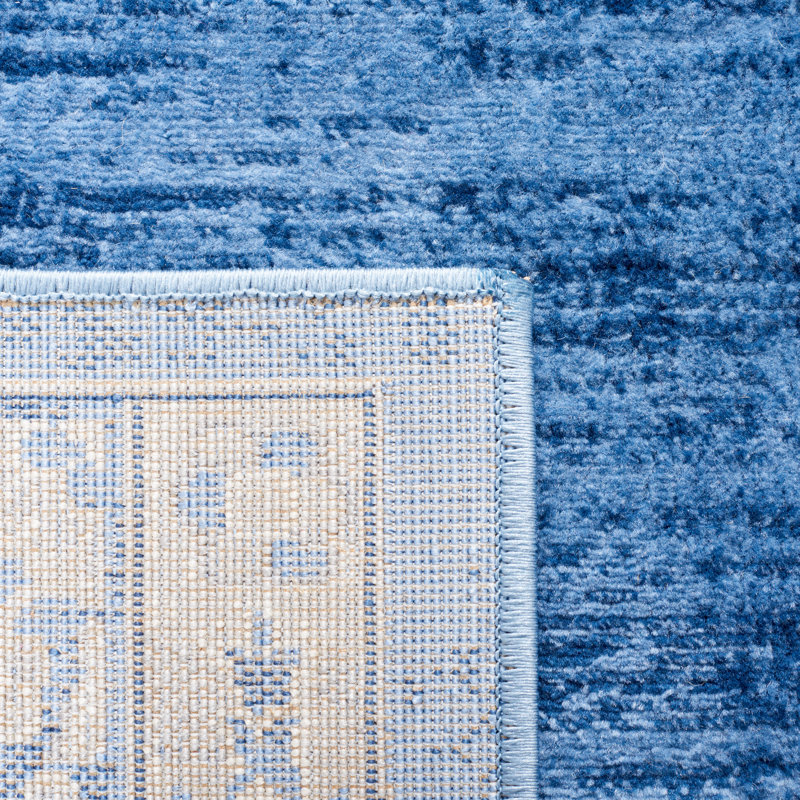 Tapis bleu / gris Arvillia802, Carré 6 pi 7 po