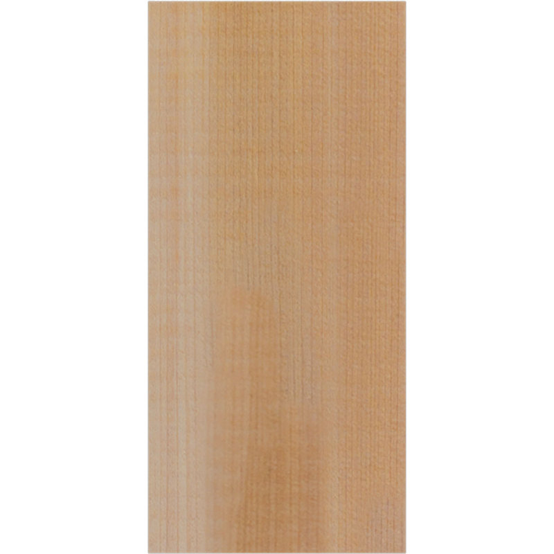 Queue de chevron lisse Carmel, Cèdre rouge de l'Ouest, H 8 po x l 3 1/2 po x L 48 po