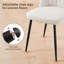 150Cm Table With 6 Modern Cool Colour Upholstered Dining Chairs-232202642