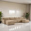 Canapé-lit modulaire 6 pièces pour salon-376026353