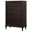 Commode 5 tiroirs Brun Niguel