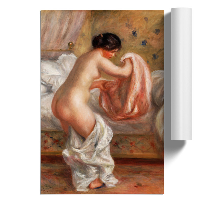 Rising by Pierre-Auguste Renoir - No Frame Painting, 84cm H x 59cm W x 0.1cm D