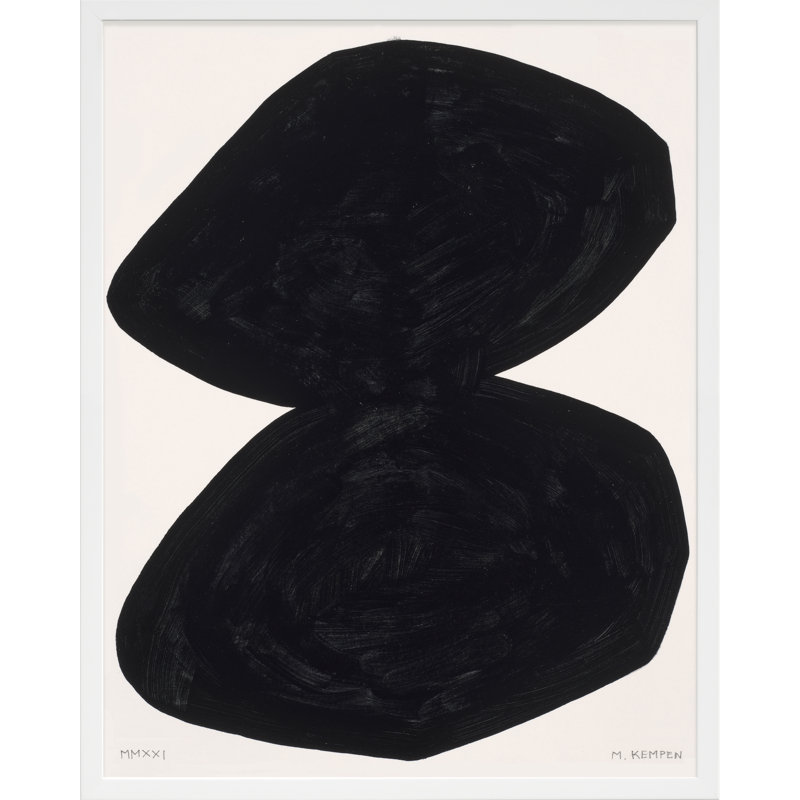 Module On White 2 by Michael Kempen, White, 50" H x 40" W x 1.25" D