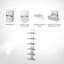 Wall Mounted Wine Bottle Rack Silver