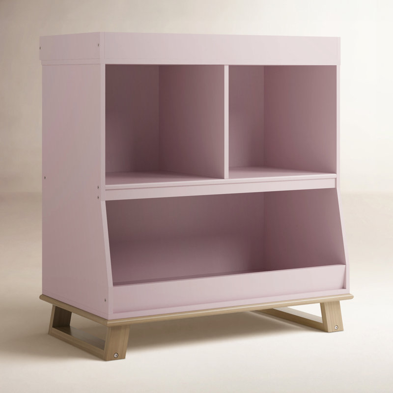 Modern Changing Table, Blush/Driftwood