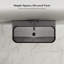 Lavabo de salle de bain mural cannelé en résine 35 po x 18 po MonBlari-133356771-133356774