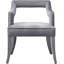 22.8" W Velvet Armchair-1386963075