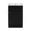 Meuble-lavabo de 20 po avec lavabo, meuble-lavabo avec tablette de porte et tablette réglable, noir-270533298