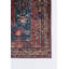 Tapis oriental bourgogne / bleu / doré tissé à la machine Katherine-753629695