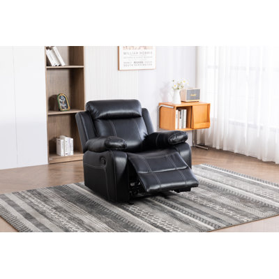 Tegmen Faux Leather Recliner