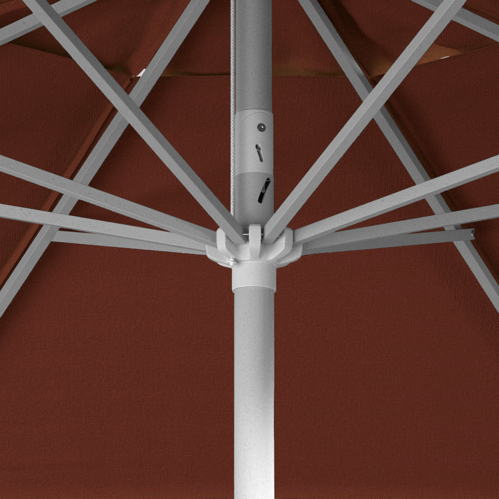 Kenne Sunbrella® Outdoor Umbrella, Canvas Terracotta Sunbrella® Canvas, 108" W x 108" D