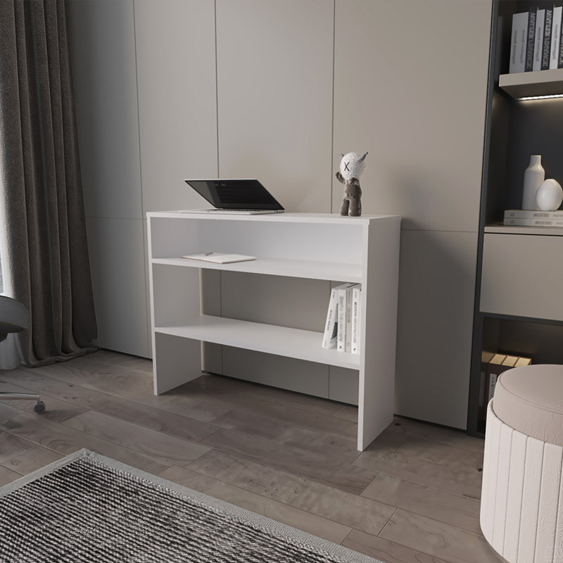 Console Richton, salon, Blanc
