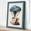 Teacup Tornado Surrealism - Wrapped Canvas-706865446-706865469