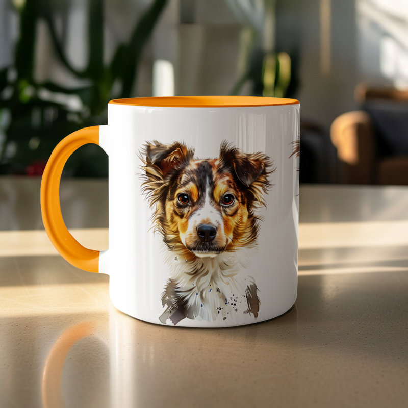 Mug, Orange, 4