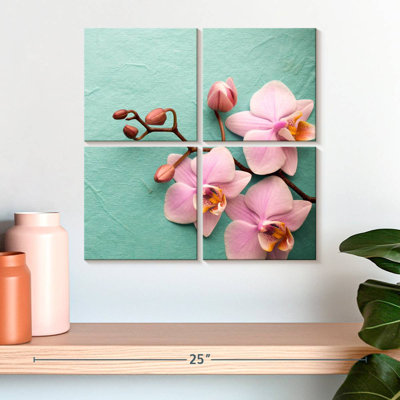 Orchidées roses pâle Harnek