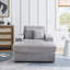 Canapé simple en velours côtelé de 42,52 pouces, avec un coussin décoratif, deux coussins décoratifs, une conception simple, des couleurs vives, peut s'agencer au ton général, beau et pratique-2065531356