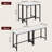 35"Narrow Bar Table,Pub Table for Dining Room, Counter Bar Tables with Sturdy Metal Frame-1731102879