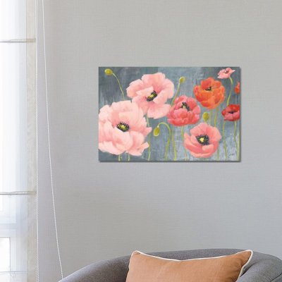 Poppy Party by Julia Purinton - Wrapped Canvas Gallery-Wrapped Canvas Giclée