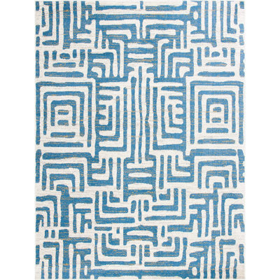 Allenby Performance Geometric Rug