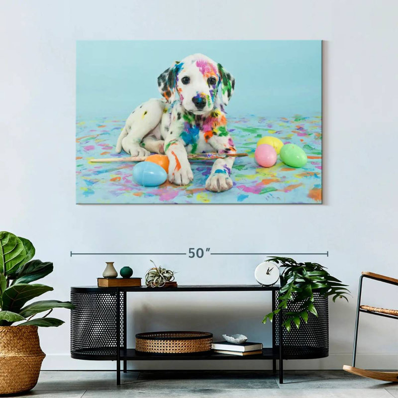 Brampt Easter Dalmatian Puppy, 32" H x 48" W