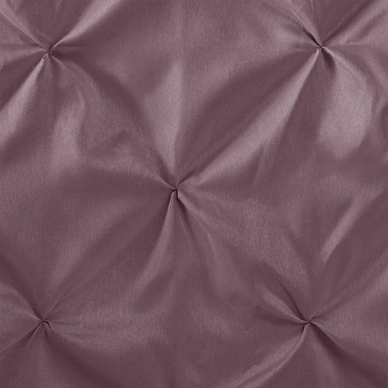Rideau de douche capitonné semi-transparent, Mauve