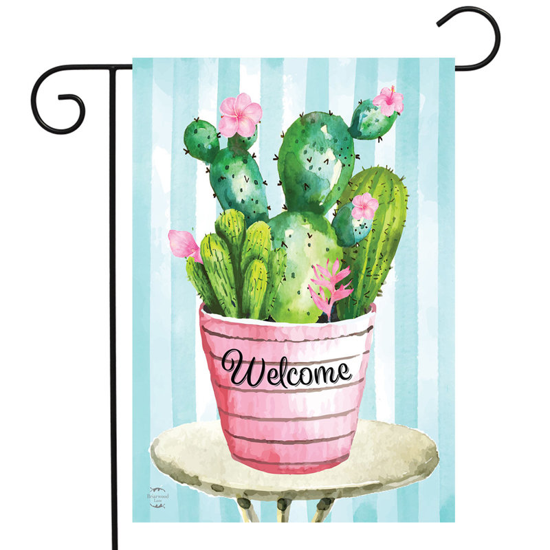 Cactus Bouquet Spring Garden Flag