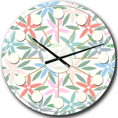 Horloge murale rétro Mid-Century