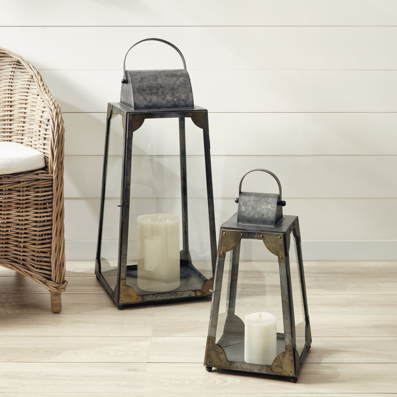 Idora Lantern, 30.5" H x 14" W x 14" D