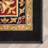 Belliere Medallion Kashan Black Traditional Rug-219279355