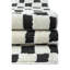 Tapis luxueux, noir, 31,5 po x 59,1 po | 100% polyester, 1,75 lb / pi², hauteur des poils: 0,6 po | Semelle en jute durable, sécuritaire pour les aspirateurs, conception élégante pour la maison et le bureau, non lavable à la machine-1493732711