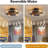 Belcastel 21" Farmhouse Caged Flush Mount Ceiling Fan with Light and Remote Control, Bulbs Included
