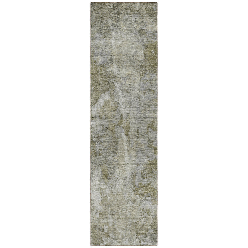 Abstract Indoor / Outdoor Rug, Runner 2'3" x 7'6"