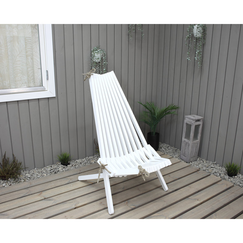 Tetbury Folding Patio Dining Side Chair, White
