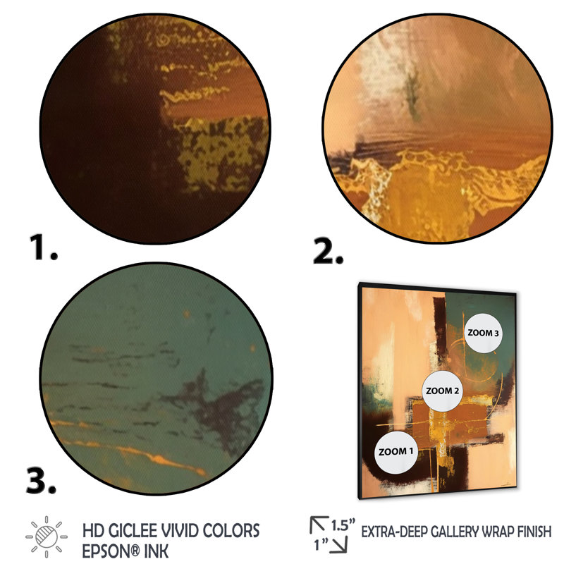 Infinity Terra Rosa Poss Possibillies - reproduction d'art sur toile, Cadre photo noir, L 12 po x H 20 po