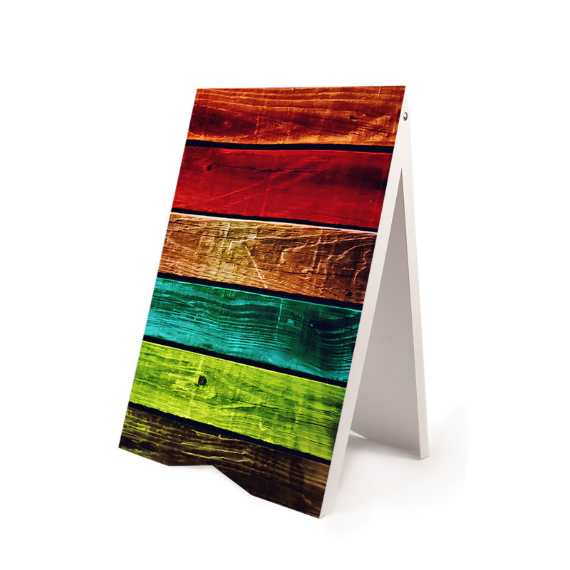 Ghazar Pavement Sign, White