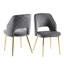 Ensemble de 4 chaises de salle à manger Boucle-1143669720