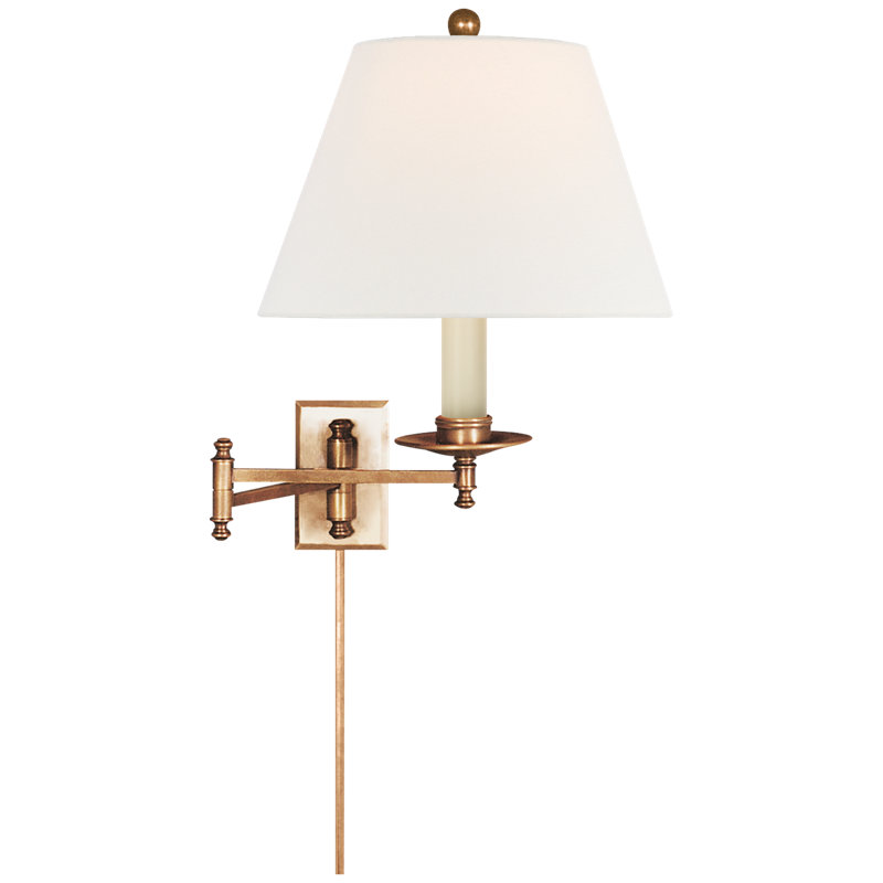 Dorchester 1 - Light Swing Arm, Antique Burnished Brass
