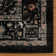 Tapis en polypropylène noir Maia Dov
