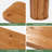 63" Solid Wood Dining Bench