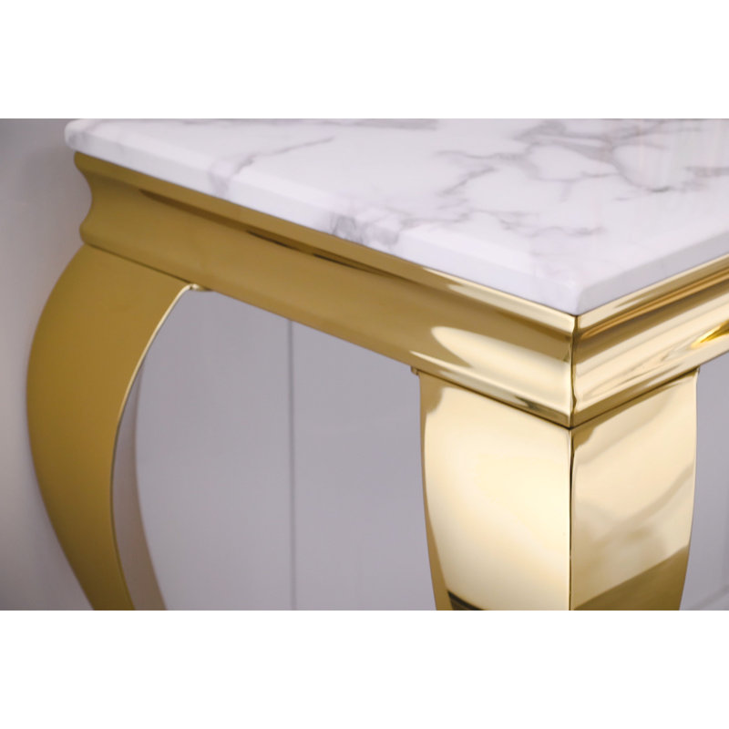 Fulmore 30'' Console Table, Black, Silver
