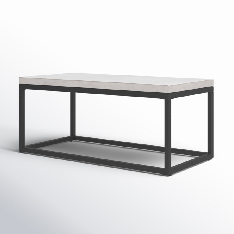 Helios 39.25'' Stone Outdoor Table