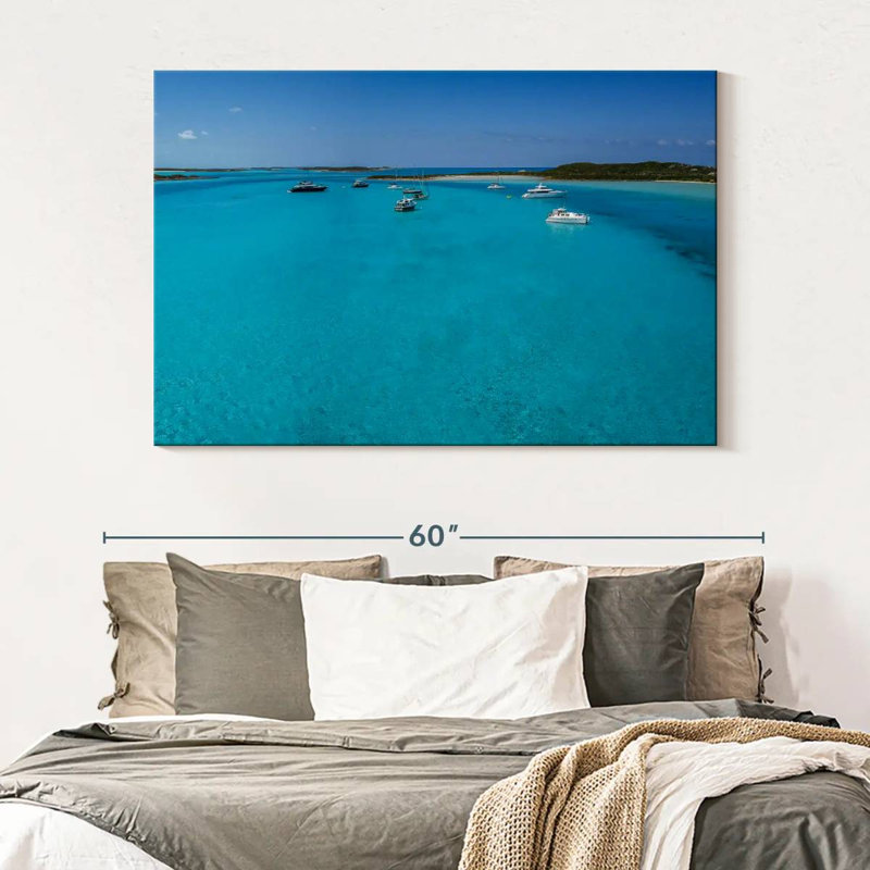 Gillard The Exumas Bahamas, H 34 po x l 51 po